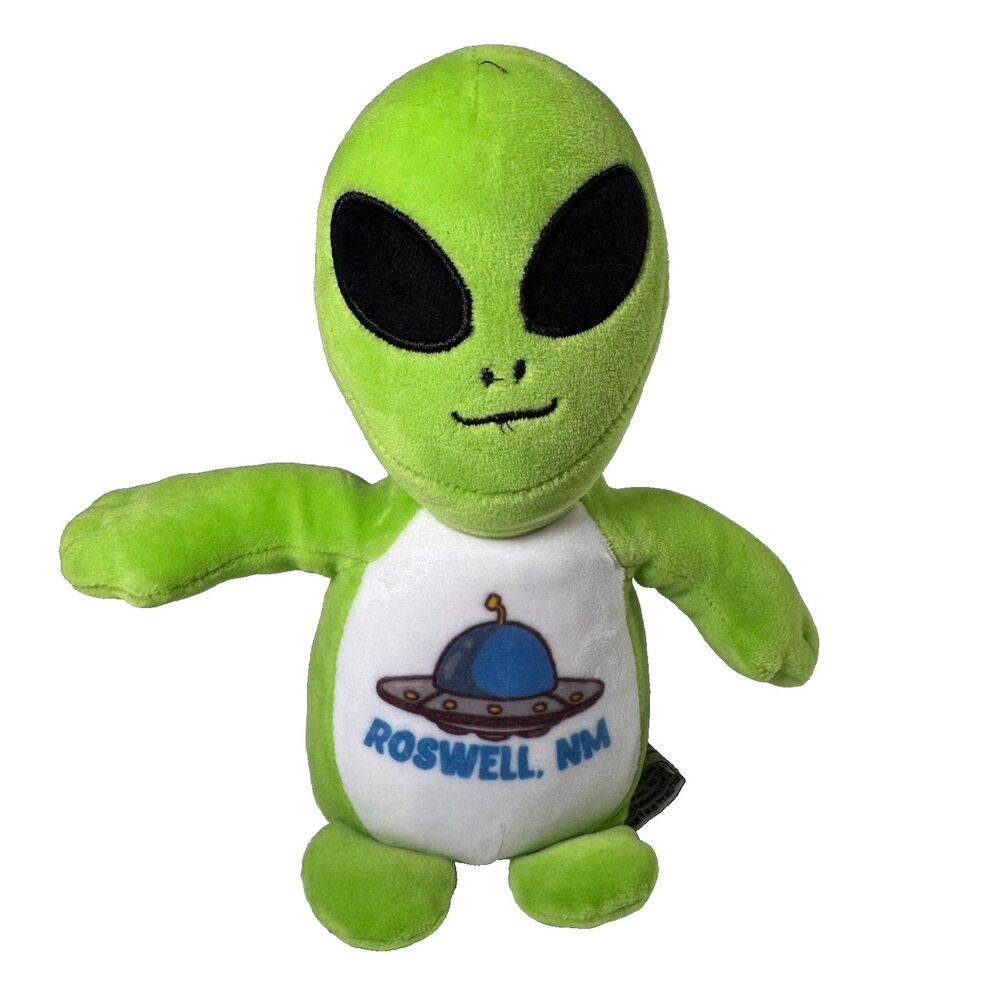 Plushology Alien Plush Doll Roswell New Mexico  Green Collectible Souvenir Gift